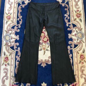 NWT Bebe Leather Cowgirl Pants Whipstiched details